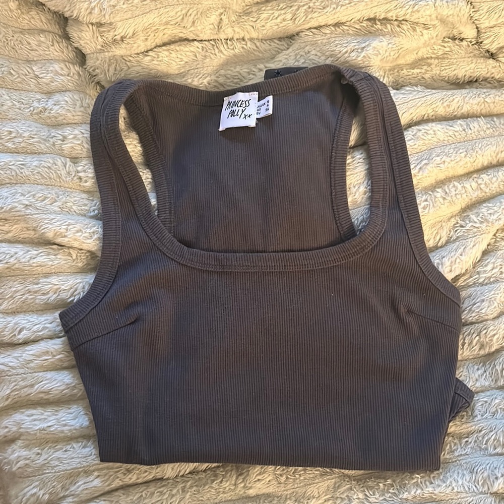 Princess polly grey bodysuit nwot size 4